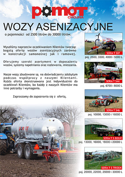 POMOT: wozy asenizacyjne